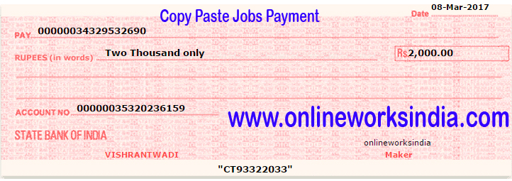Work from home payments